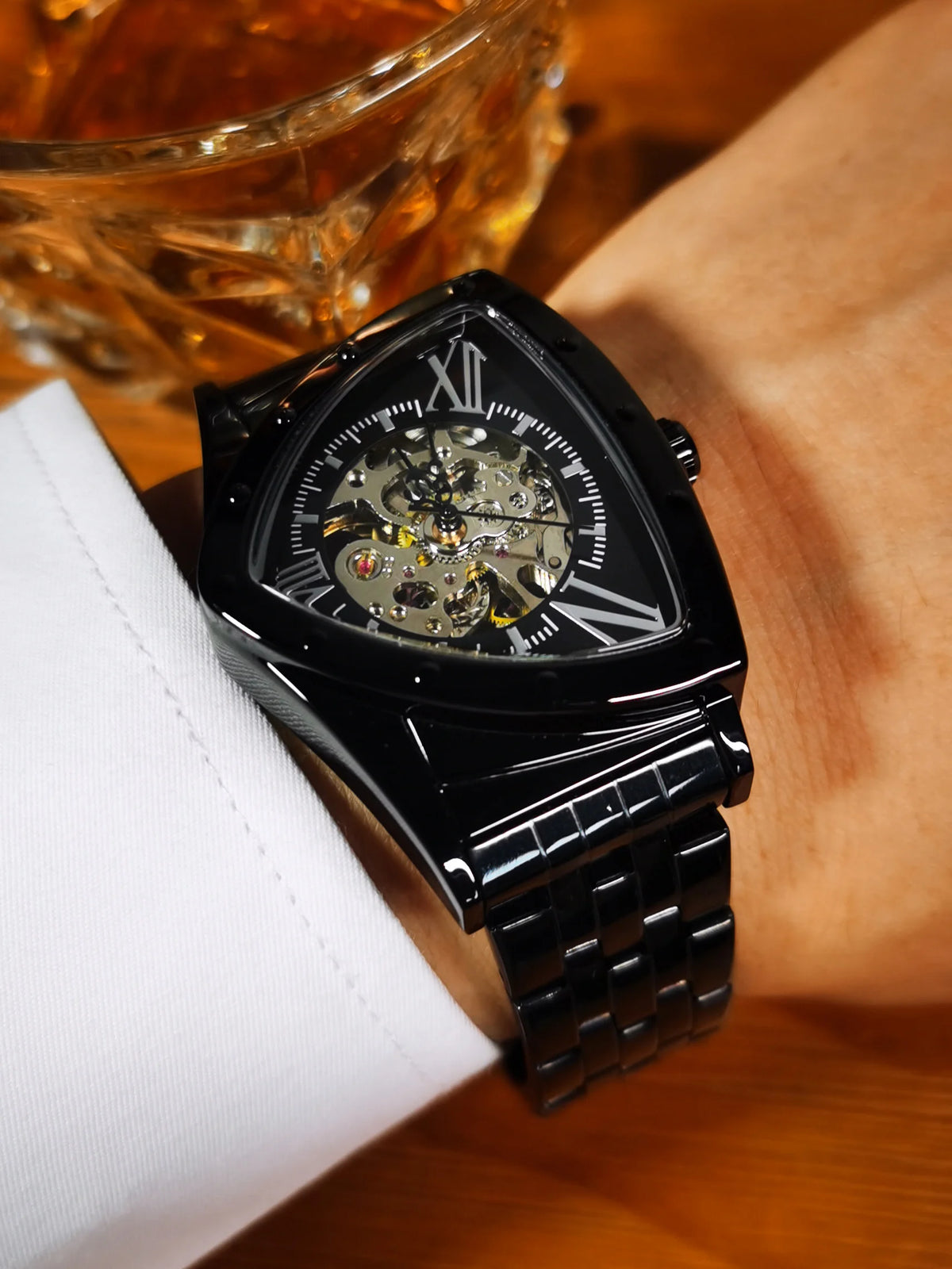 Designer Triangular Watch