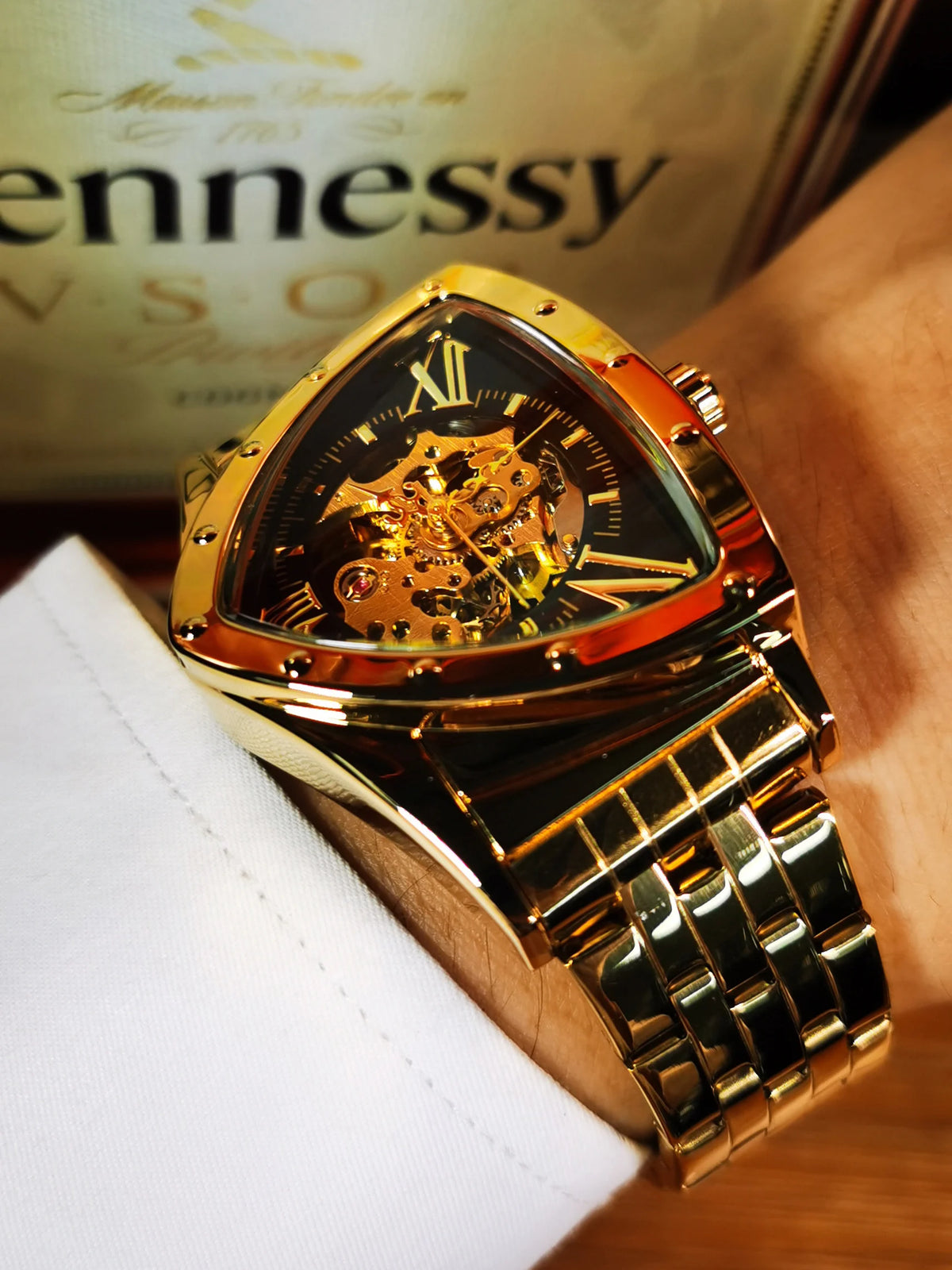 Designer Triangular Watch