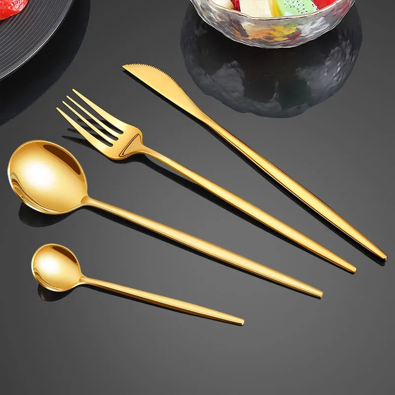 Gold Dinner Set 24pcs