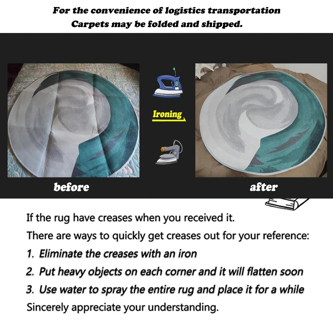 Black and Gold Oriental Carpet