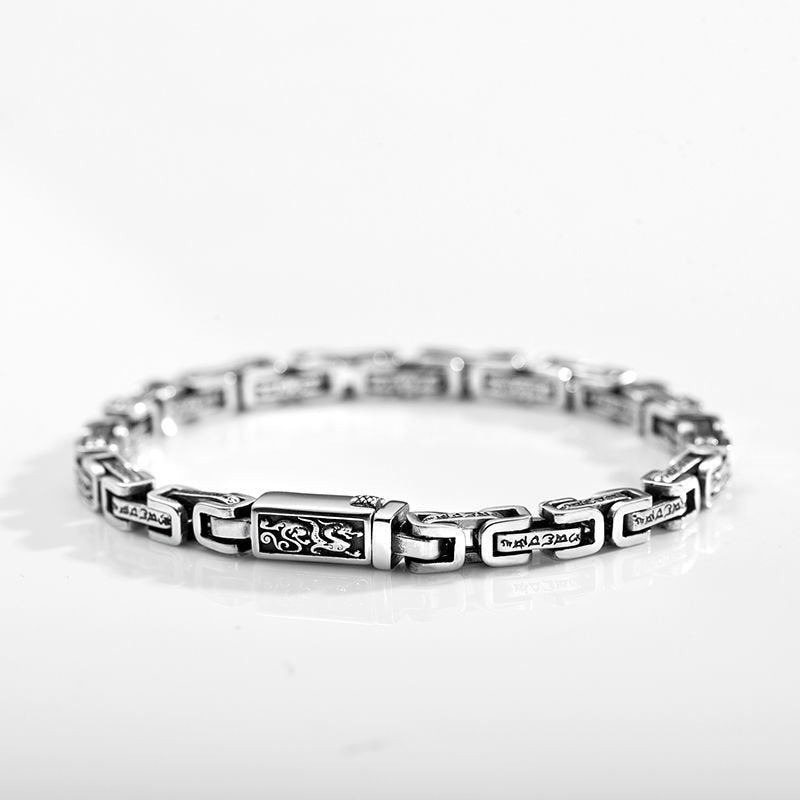 Engraved Cuban Bracelet